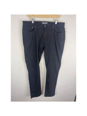 DU/ER L2X Relaxed Taper Performance Denim Jeans Black 36x32 COOLMAX